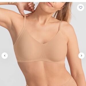 Honeylove Silhouette Nude Comfort Bra in Sand Size Large